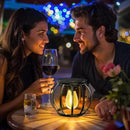 2 Pack Solar Lanterns Outdoor Lights, Upgraded Metal Solar Lantern Lights, Brighter Hanging Solar Lights Outdoor Waterproof, Auto On/Off Outdoor Solar Lights for Yard Garden Patio Pathway Decor by GreenHaven Gardens