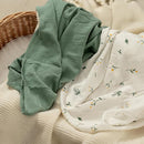 GLLQUEN BABY 2-Pack Muslin Swaddle Blankets for Unisex, Baby Swaddle Blanket for Boys and Girls, Soft Breathable Receiving Blankets Neutral, Newborn Essentials, Registry & Gift, 40 x 38 inches by TinyTreasures Baby Boutique