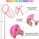INNOCHEER Kids Explorer Kit & Bug Catcher Kit & Safari Costume Kit, Outdoor Exploration Set with Hat, Vest, Butterfly Net and Bugs Book for Boys Girls 3-12 Years Old (Camouflage Pink) by TinyTreasures Baby Boutique