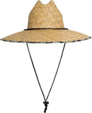 Quiksilver Men's Wide Brim Outdoor Lifeguard Straw Sun Hat