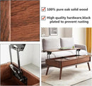 Solid Oak Wood Lift Top Coffee Table for Living Room, Mid Century Modern Tables with Drawers and Large Storage, Coffee Tables for Small Spaces (Oak Walnut Color, 39.37" W x 21.65" D x 25.59" H) by CozyNest Decor