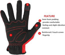 DULFINE High Performance Work Gloves For Men(3 Pairs Pack), High Dexterity Touch Screen For Multipurpose,Excellent Grip (Medium) by GreenHaven Gardens
