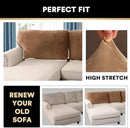 PrinceDeco Velvet Cushion Covers for Sectional Couch, Camel by CozyNest Decor