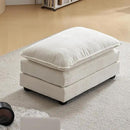 Karl home Modular Ottoman for Sectional Sofa, Chenille Comfy Upholstered Furniture for Living Room, Apartment, Studio, Office, (Ottoman, Beige) by CozyNest Decor