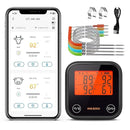 INKBIRD Dual Mode WiFi Wireless Meat Thermometer, 4 Probes with Clear LCD for Smoking, Bluetooth Meat Thermometer with Smart APP Control for Oven, Cooking by TinyTreasures Baby Boutique