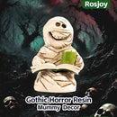 Halloween Fun Miniature Mummy Figurine,Gothic Horror Resin Mummy Decor,for Bookshelf Decor,Desk Trinkets,Collectible,Party Gifts by CozyNest Decor