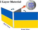 Double Sided Ukraine Flag 4x6FT Ukrainian National Polyester Flag With 2 Grommets For Patriotic Ukrainian Themed Festival Events Party Decoration(Ukraine, 4x6FT-3ply) by GreenHaven Gardens