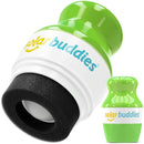 Solar Buddies Sunscreen Applicator - Single Full Green - Refillable Roll on Sponge Sunscreen, Suncream & Lotion Applicator For Kids, Adults & Families - Holds 3.4fl oz, Perfect Size for Travel by TinyTreasures Baby Boutique