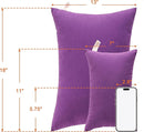 NTBAY Toddler Pillows, Down Alternative 13"x18" Pillows, Machine Washable - Soft and Breathable Travel Small Pillows for Sleeping, Ideal for Daycare, Crib, Cot, Purple by TinyTreasures Baby Boutique