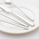 KINGSTONE Silverware Set with Serving Utensils, 65-Piece Forged Flatware Set Cutlery Set Premium Stainless Steel, Service for 12, for Kitchen, Home, Wedding, Party, Mirror Polished and Dishwasher Safe by CozyNest Decor