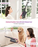 Schenley Steam Mop Cleaner with Detachable Handheld Steamer for Cleaning Hardwood, Laminate Floor, Tiles and Grout, with 7-in-1 Multi-purpose Accessories and Washable Microfiber Pads by CozyNest Decor