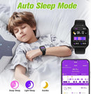 Smart Watch for Kids 1.85" with Fitness Tracker, Sleep Monitor, 22/100+ Sport Modes, DIY Dial, IP68 Waterproof, Step Counter, Heart Rate, Camera, with/Without APP, Gift for 3-12 Years Old Boys Girls by TinyTreasures Baby Boutique