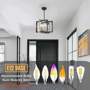 ANKYLHUA Black Nickel Chandelier,6-Lights Ceiling Light Fixture E12,Adjustable Hight Pendant Lights Kitchen Island,Chandeliers for Dining Room Bedroom,Entryway,Foyer by CozyNest Decor