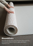 Baby Care Play Mat (Medium, Hygge - Bloom & Entry) 73’’ x 49’’ Original One-Piece Reversible Rollable Waterproof Play Mat for Infants, Babies, Toddler, and Kids by TinyTreasures Baby Boutique
