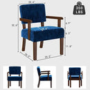 Accent Chair, Living Room Chairs Oversize with Soft Seat and Armrests for Dinning, Bedroom, Reading, Waiting Room by CozyNest Decor