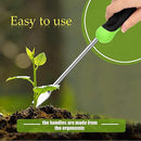 SHANFEEK Dandelion Puller with V-Shaped Shovel Gardening Hand Tools 13-Inch Weed Remover Tool for Garden Yard Weed Puller with Rubber Non-Slip Handle (Green) by GreenHaven Gardens