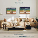ElephantStock Baseball In Stadium Wall Art - Horizontal Framed Canvas - 1-Piece Living Room Wall Decor - Car Photography Canvas Print - Brown and Beige Decor for Wall - 40" X 27" by CozyNest Decor