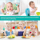 Deejoy Toddler Utensils - Stainless Steel Spoons and Forks, Kids Silverware Self Feeding Flatware Set with Travel Safe Case (Green) by TinyTreasures Baby Boutique
