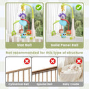 CUTE STONE Baby Crib Mobile with Music and Lights, Nursery Crib Mobile with Remote Control, Detachable Hanging Mobile for 3+ Months Newborn Babies, Fits Cribs and Strollers by TinyTreasures Baby Boutique