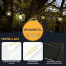 Replacement Solar Light Parts-Solar Lanterns Outdoor Waterproof Two Sizes for Versatile Switching 2 Pack They Can Serve As Accessories Or Stand Alone As Lanterns by CozyNest Decor