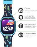 PlayZoom 4 Kids Smartwatch, Educational Tech Toy – 25+ Games, Selfie Camera, Audiobooks, Step Tracker, Water‑Resistant, Parental Controls, Long Battery, Ages 4‑12, Navy Dinosaurs by TinyTreasures Baby Boutique