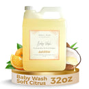 SoCal Suds & Company - 2-in-1 Organic Foaming Baby Shampoo & Body Wash Refill- Natural Botanical Castile Soap Baby Wash Sensitive Skin, Newborn Nourishing Soothing Ingredients - Soft Citrus, 32oz by TinyTreasures Baby Boutique