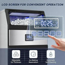 Commercial Ice Maker Machine 250LBS/24H with 75LBS Storage Bin, Stainless Steel Undercounter/Freestanding Ice Maker Machine for Home Bar Outdoor, 80PCS Ice Cubes Ice Machine, Self Cleaning by CozyNest Decor