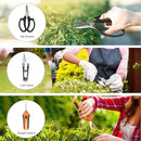 Bonsai Tools Set, 20 Pcs Gardening Succulent Tree Indoor Beginner Tool Kit, Include 262 Feet Bonsai Wire, 29.5"x29.5" Plant Repotting Mat, Leather Bag, Bonsai Scissors, Pruning Shears, Gifts for Women by GreenHaven Gardens