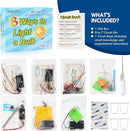 STEM Electric Circuit Kit for Kids Ages 8-12, Electrical Circuits Science Project Light Bulb Experiment, Educational STEAM Kits Electricity Toys Boys Girls Electronic Activities 6 7 8 9 10 12 Year Old by TinyTreasures Baby Boutique