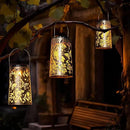 Solar Lanterns Butterfly Warm Cool Light Outdoor Waterproof Metal Decor Home Garden Yard Backyard Porch Table Pathway for Women Grandma Gifts 2pcs by GreenHaven Gardens