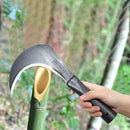 Kana Hoe 217 Japanese Garden Tool - Hand Hoe/Sickle is Perfect for Weeding and Cultivating. The Blade Edge is Very Sharp. (Beijing-025) by GreenHaven Gardens