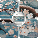 Huge Wall Art for Living Room 100% Hand-Painted Flower Oil Painting On Canvas Gallery Wrapped Floral Plum Blossom Artwork for Bedroom Office Decor One Panel 60x30inch Extra Large by CozyNest Decor