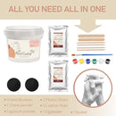 Hand Casting Kit, Anniversary Couples Gifts Casting Kit,Hand Mold Kit Couples, Hand Mold Kit Couple with Base, Couple 1 Year Anniversary, Bridal Shower, Wedding Gifts Plaster Hand Mold Casting Kits by TinyTreasures Baby Boutique