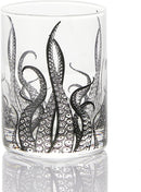 Octopus Tentacle Whiskey Glassware Set Of 2 9 Oz Handmade Craft Beer Cocktail Water Bar Rock Glass K by The Wine Savant