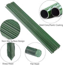 Garden Plant Stakes 24 Inch 2Ft Steel Plant Stick Support, 25 Pack Tomato Stakes for Growing Climbing Plants by CozyNest Decor