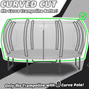 Gardenature 10FT/12FT/14FT Trampoline Tent(Tent Only), Fit Round Trampolines, Shade Cover with LED Light, Outdoor Trampolien Accessories, Anti-Tear, Beige by TinyTreasures Baby Boutique