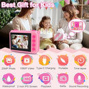 GKTZ Kids Camera - Waterproof Underwater Camera for Kids, Christmas Birthday Gifts for Girls Age 3-12, 1080P HD Children Digital Action Camera, Pool Toys for Kids Age 4-12 by TinyTreasures Baby Boutique