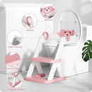 Potty Training Seat, Upgrade Toddler Toilet Seat for Kids Boys Girls, 2 in 1 Potty Training Toilet, Splash Guard Anti-Slip Pad Step Stool by TinyTreasures Baby Boutique