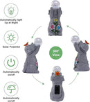 Solar Funny Dog Statue for Garden: Outdoor Sculptures with Ball Lights and Butterfly Clearance Lawn Ornaments Yard Porch Patio Balcony - Gifts for Mom Grandma by GreenHaven Gardens