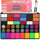 torbers Depvision Professional Face Paint 42 Colors Non Toxic Water Based Face Painting kit Easy To Remove Face Painting For Kids, Safe Professional Halloween Party Makeup Set by TinyTreasures Baby Boutique