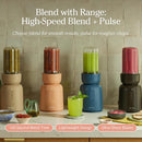 Our Place Splendor Blender - 1000W High-Power | Ultra-Sharp Blades | 2 Blending Modes | Includes 25 oz Personal Cup and Drinking Lid Set | Smoothies, Shakes & More | Blue Salt by TinyTreasures Baby Boutique