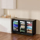 COTLIN 12.45 Cu.Ft Back Bar Beverage Cooler with Low-E Glass Auto Defrost – 3 Door Commercial Under Counter Fridge for Beer, Soda, Wine– Triple Fan Cooling, ETL NSF Approved by CozyNest Decor