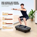 Vibration Plate Exercise Machine, OVANZA Whole Body Vibration Plate for Lymphatic Drainage, Burns Fat, Helps Toning, Weight Loss Shaping Wellness for Home Training Equipment by CozyNest Decor