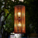 Solar Lanterns Outdoor Hanging Lantern Warm White Light Edison Style Bulb Yard Garden Wedding Home Parties Patio Decoration Waterproof Outdoor Floor Lamp Brown by GreenHaven Gardens