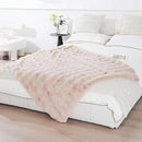 UKELER Faux Fur Throw Blanket Plush Thick Fleece Blanket Fluffy Cozy Soft Warm Blankets Throws for Bed, Couch, Sofa, Office, Camping 50''x60'' Camel by CozyNest Decor