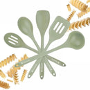 Starpack 'Stir & Serve' Silicone Cooking Utensils Set (5 Pcs) - Kitchen Utensils Set Heat Resistant to 600°F - Kitchen Utensils for Nonstick Cookware - Silicone Utensil Set for Mixing & Cooking by CozyNest Decor