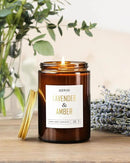 AOOVOO Lavender Amber Candles - 22 oz Scented Candles, Aromatherapy Candle, Soy Candle for Home Scented by CozyNest Decor