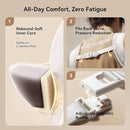 Baby Carrier with Hip Seat, BeBeBus 2-in-1 Ergonomic Newborn to Toddler Carrier up to 44 lbs, Detachable Hands-Free for Infant, All Season Forward-Facing Carry, Fits Waist Sizes up to 38 inch (White) by TinyTreasures Baby Boutique