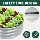 LINEX Galvanized Raised Garden Bed 6x3x1 ft, Metal Raised Garden Beds Outdoor Planter Boxes Clearance for Gardening Vegetables Flowers Herbs Above Ground by GreenHaven Gardens