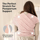 KeaBabies Baby Wrap Carrier - All in 1 Original Baby Carrier Newborn to Toddler Sling, Easy to Wear, Hands Free Bonding, Lightweight, Breathable Infant Wraps (Pink Daisies) by TinyTreasures Baby Boutique